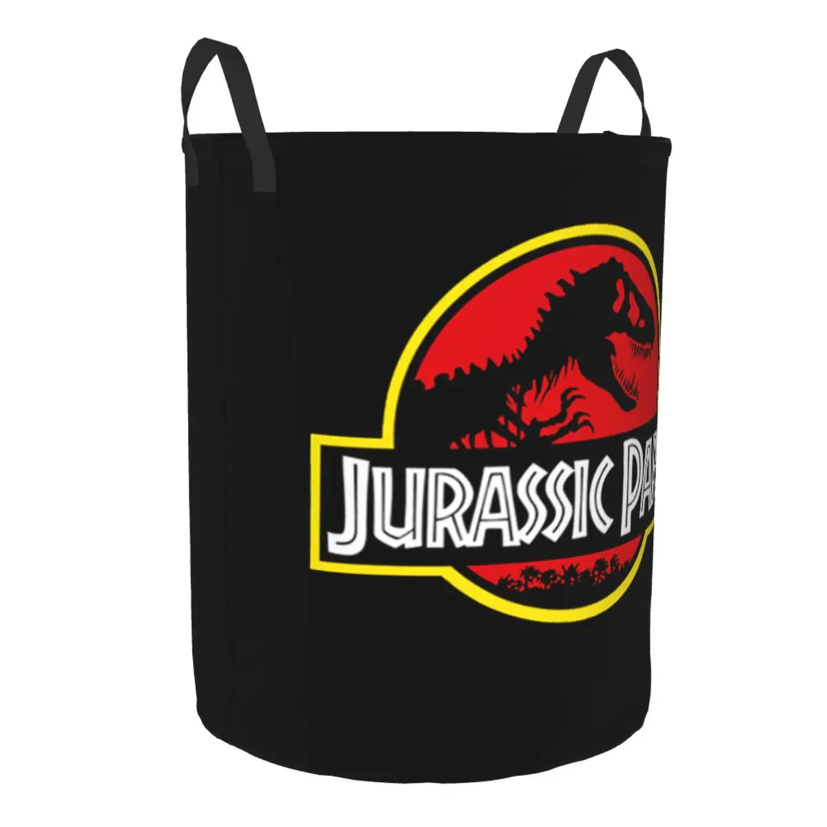 Custom Jurassic Park Laundry Hamper Large Storage Basket Dinosaur World Kids Nursery Toy Organizer